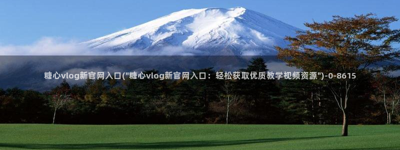 糖心vlog下